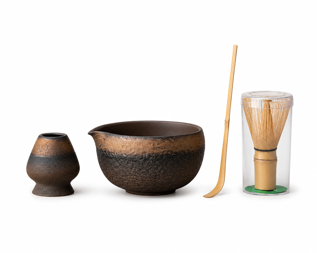 Kit para matcha de hierro             HYAKUBEN TACHI