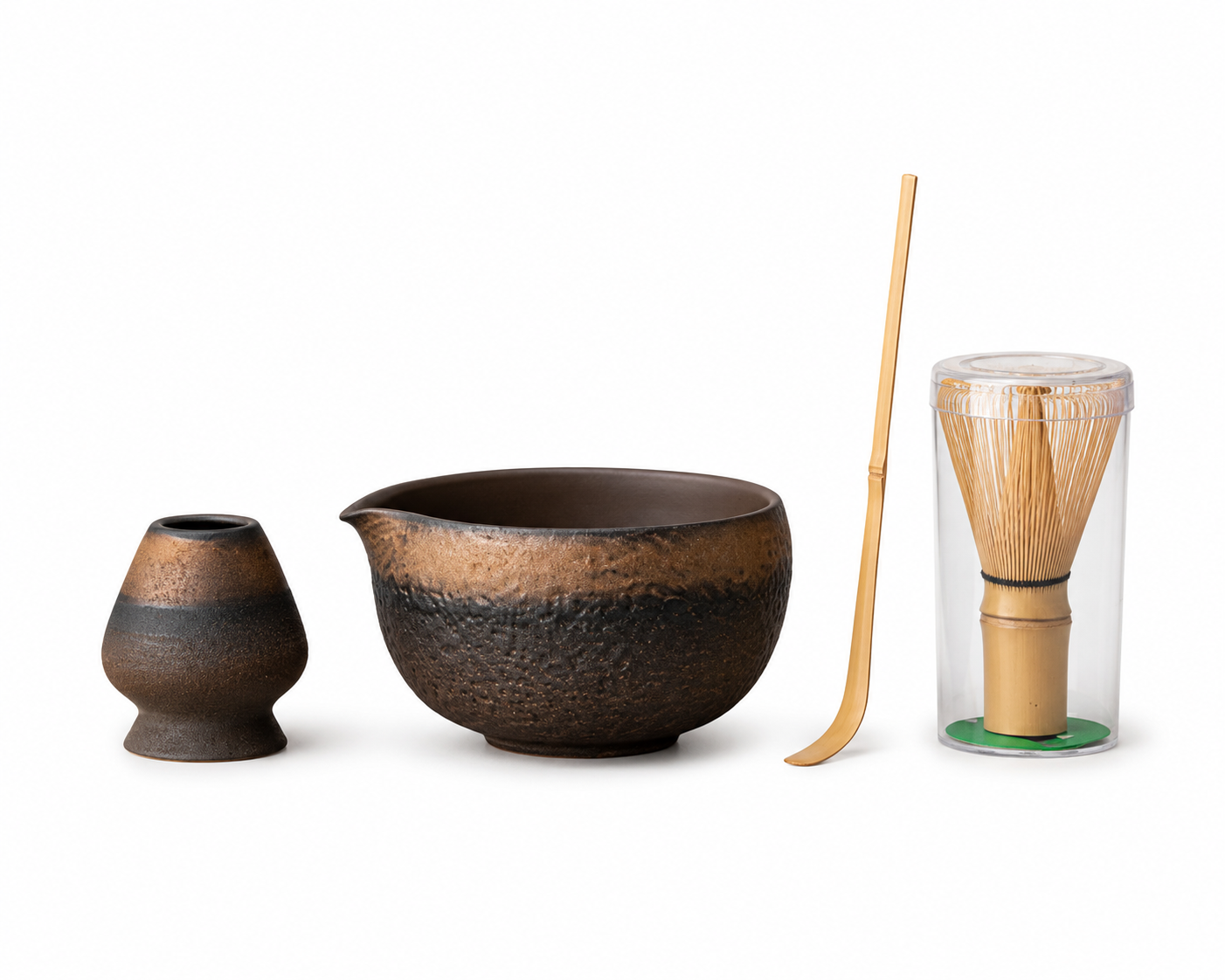 Kit para matcha de hierro             HYAKUBEN TACHI